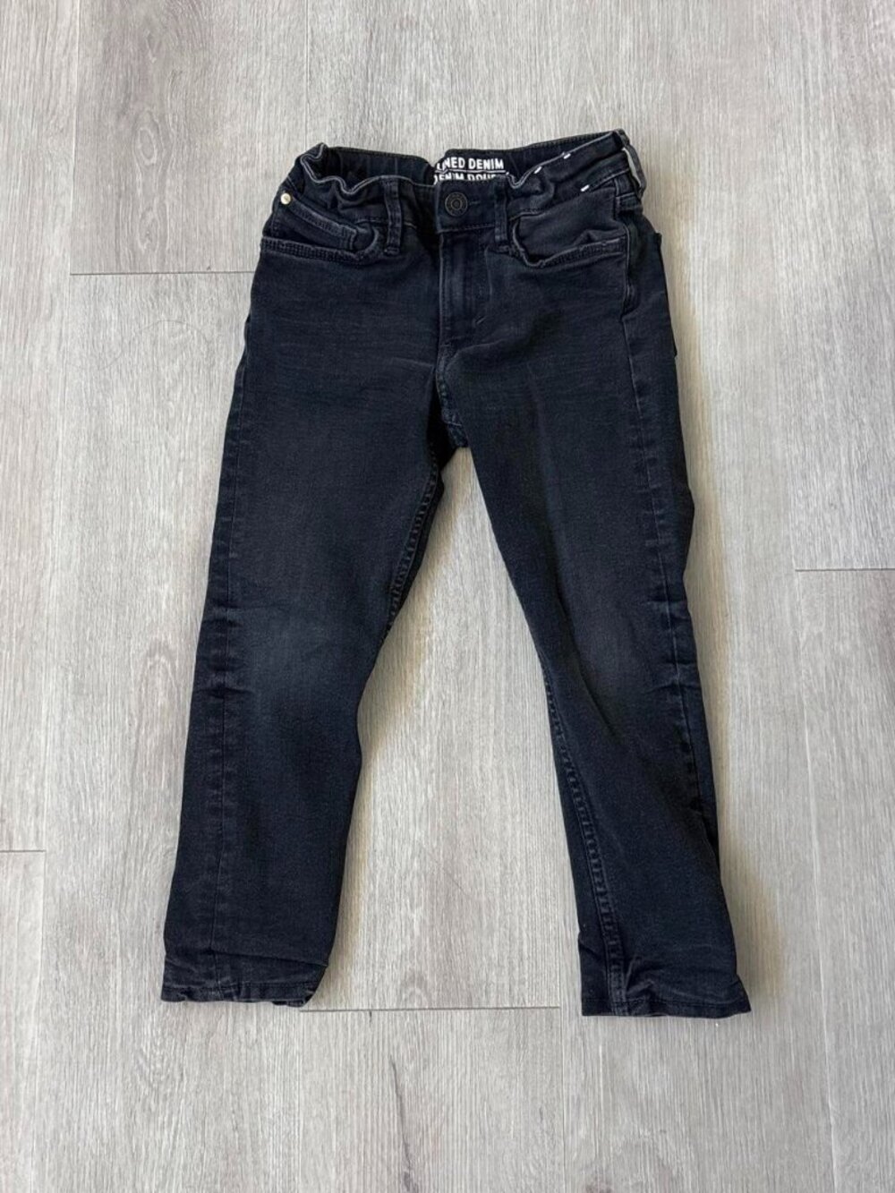 H&M Lined Skinny Black Jeans Kids Size 5–6Y
